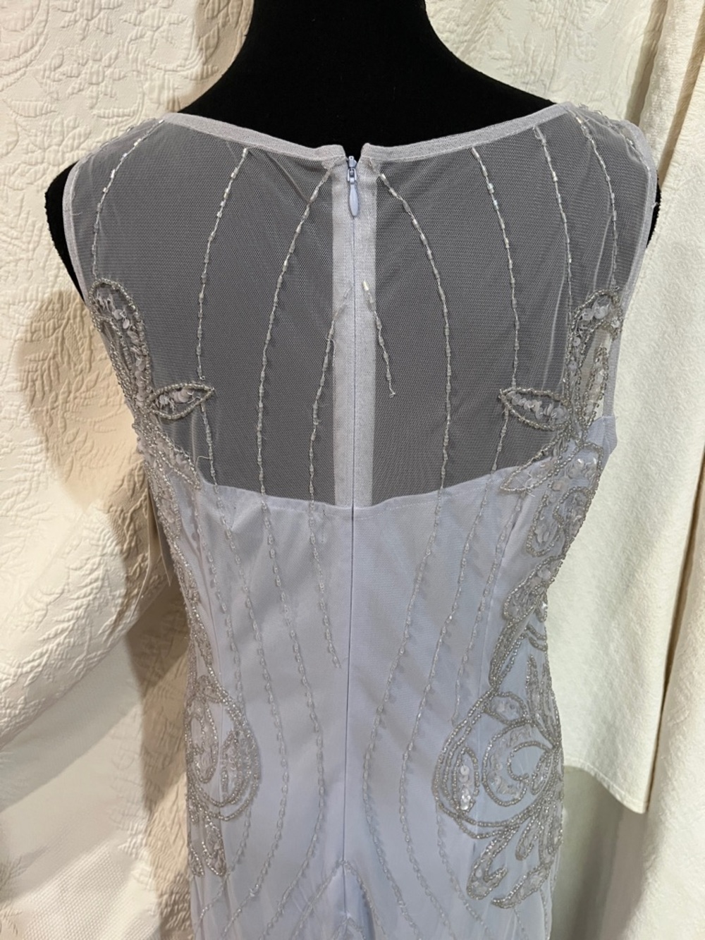 Adrianna Papell Studio beaded maxi dress, size 10, NWT - Picture 6 of 16